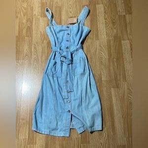 NWT Reformation Denim Dress